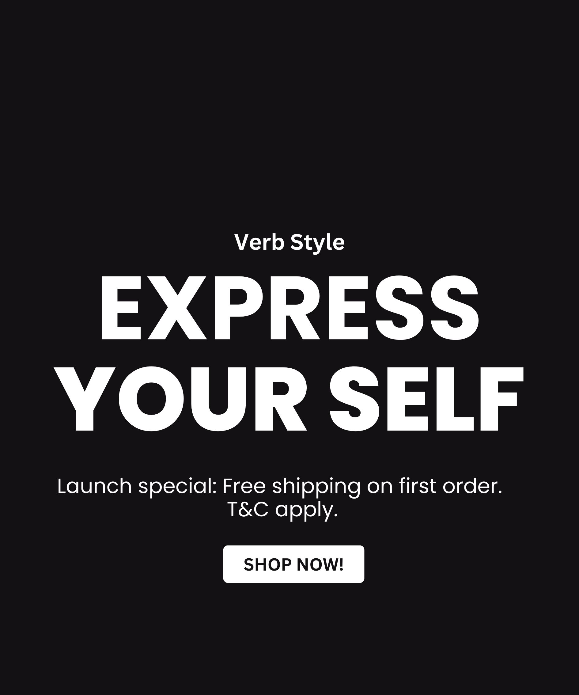 Express yourself with verb banner_mobile